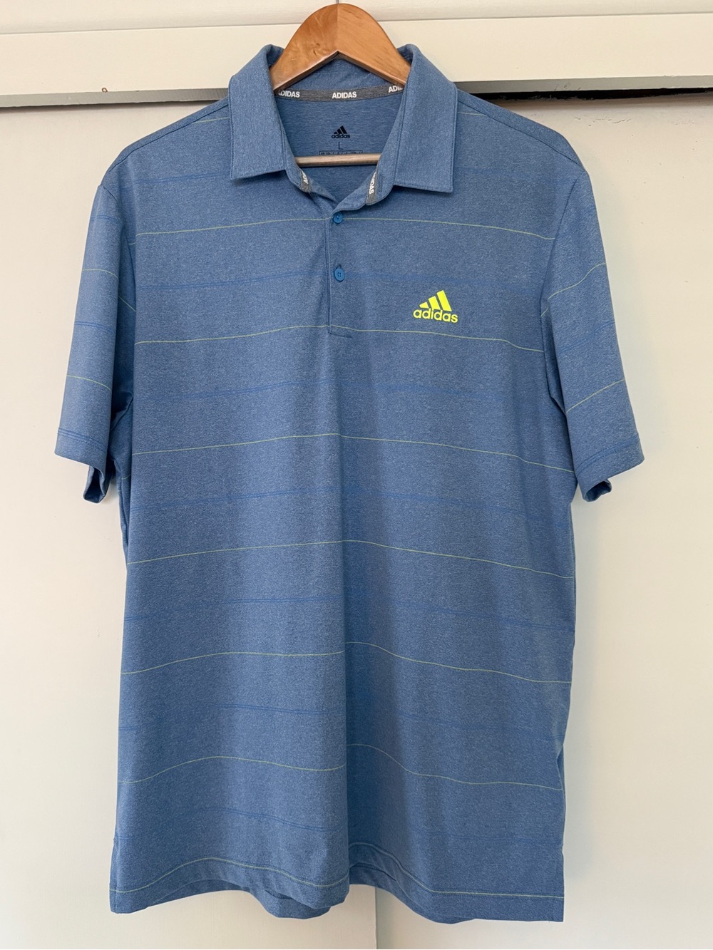 MEN’S ADIDAS PERFORMANCE GOLF POLO SIZE LARGE
